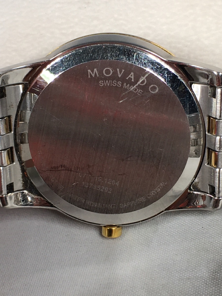 movado museum mens watch gold