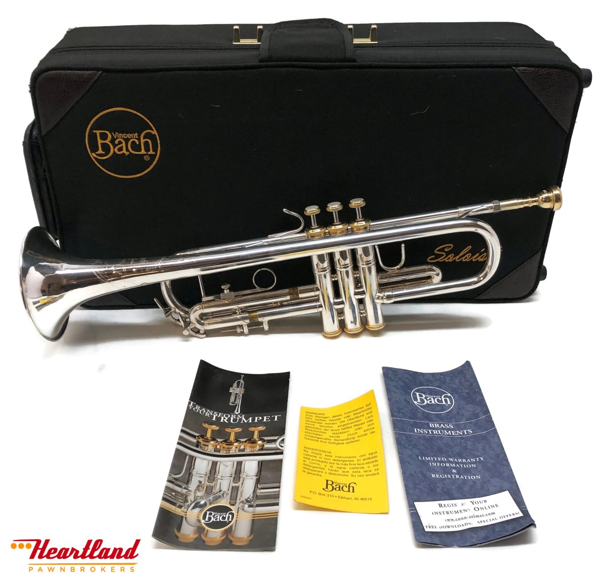 Vincent Bach Soloist Trumpet Modeled After Stradivarius 37 With 3c
