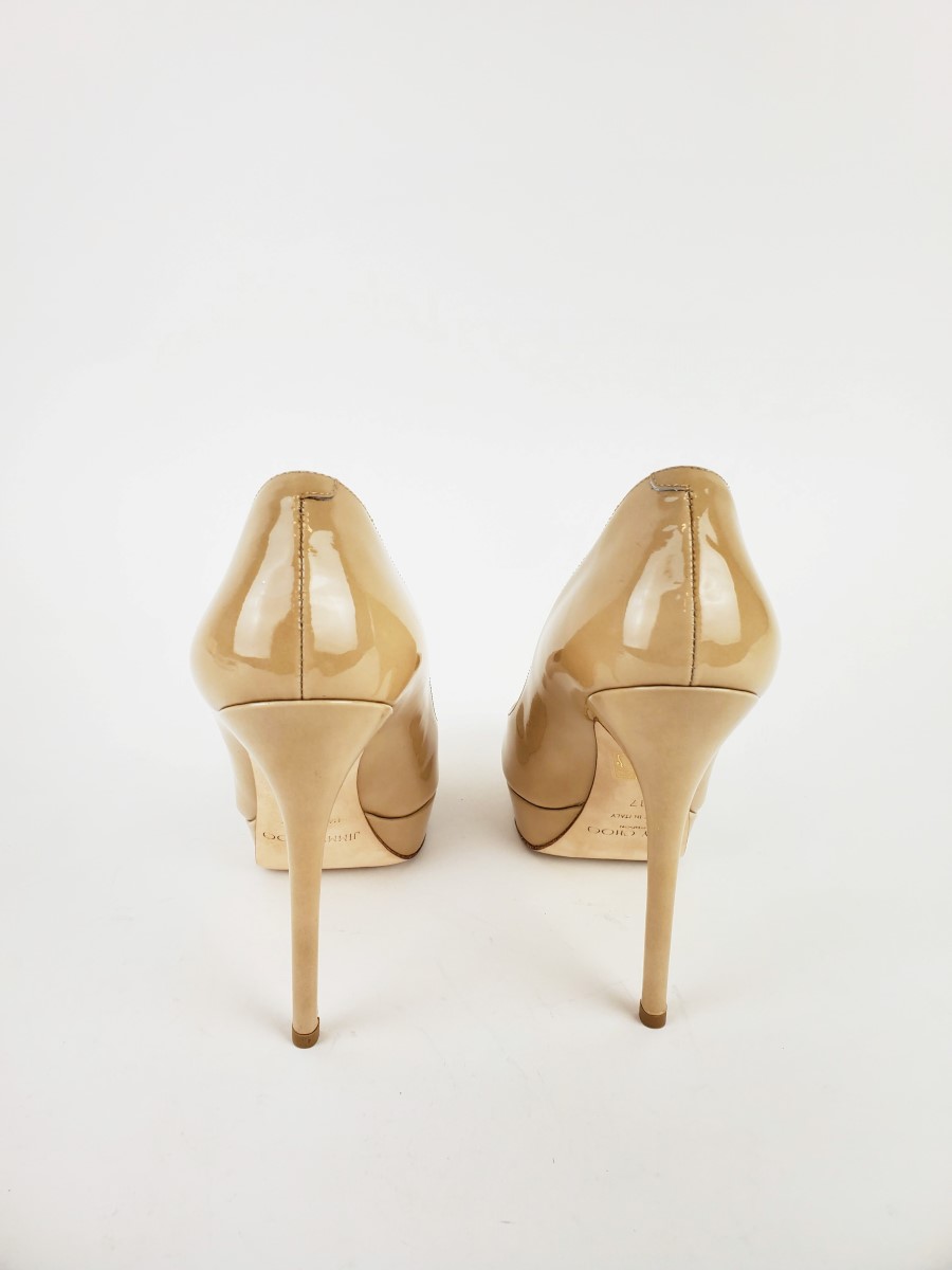 jimmy choo nude platform