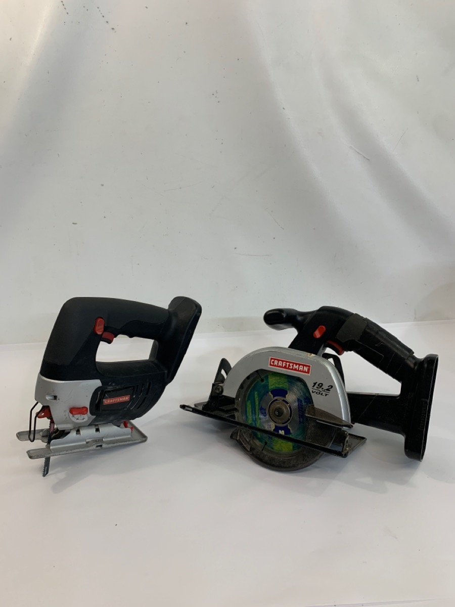 CRAFTSMAN TRIM SAW & JIG SAW COMBO (rl) Very Good Sharp Assets LLC Gonzales LA