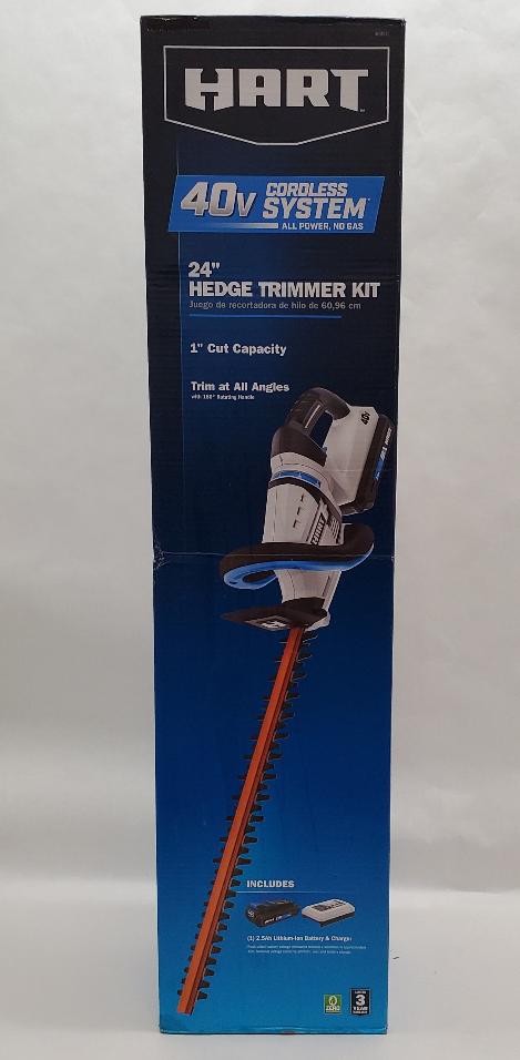 hart 40v hedge trimmer