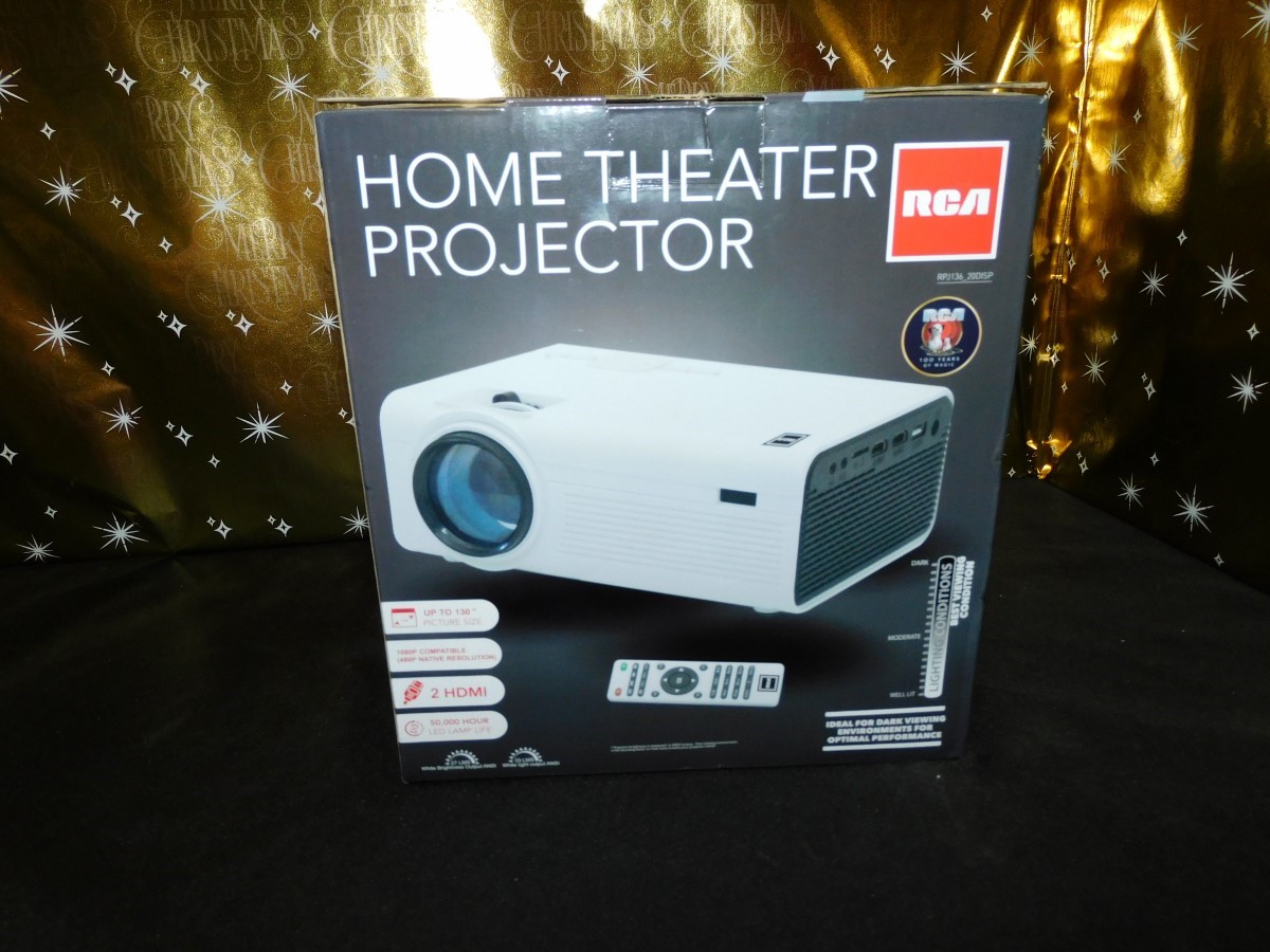RCA RPJ136 Home Theater Projector NEW 