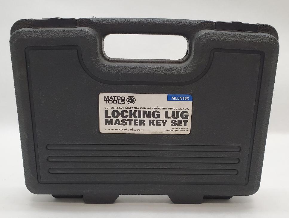 Matco MLLN16K Locking Lug Master Key Set Very Good Heartland