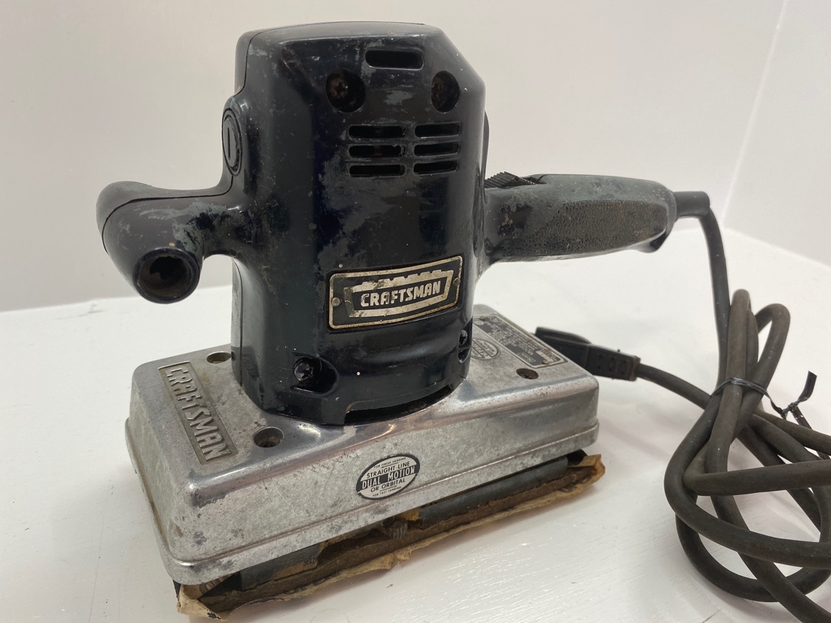 Vintage SEARS Craftsman 315.11640 Dual Motion Corded Metal Electric