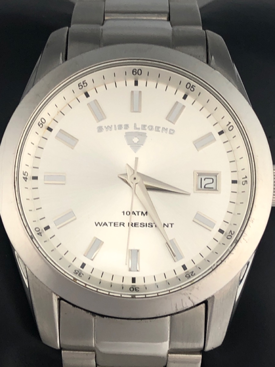 Timeless! Swiss Legend "Classic" Stainless Steel Men's Watch - New