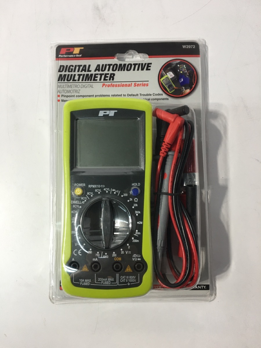 PERFORMANCE W2972 MULTIMETER (MEJLS) Like New Sharp Assets LLC
