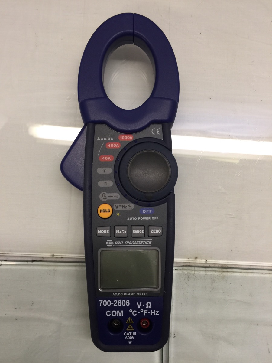 NAPA MultiMeter TrueBlue 66 BK 7002606 DC Clamp Meter Current Probe