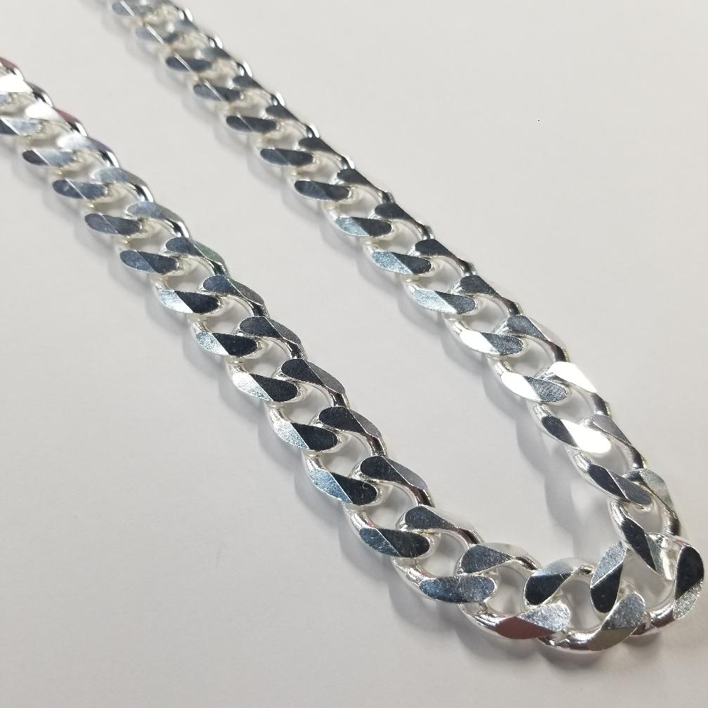 30" Silver Cuban Chain 925 Silver 130.1dwt New Sharp Assets LLC Gonzales LA