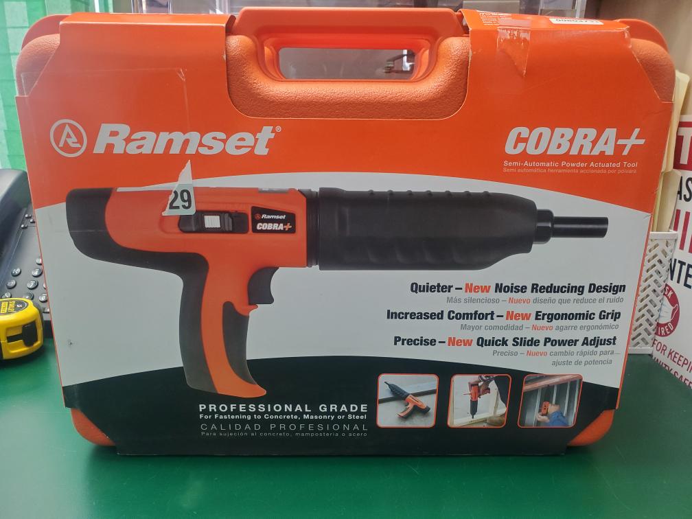 BrandNew Ramset Cobra+ .27 Caliber Semi Auto Powder Actuated Tool