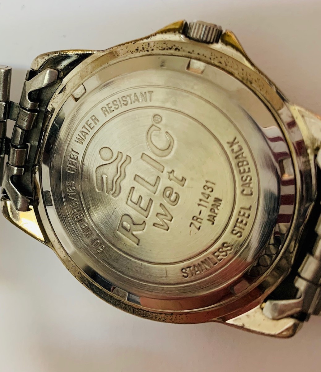 RELIC BRAND Gent's Wristwatch WET Good | Delta Hawk Protective Agency ...