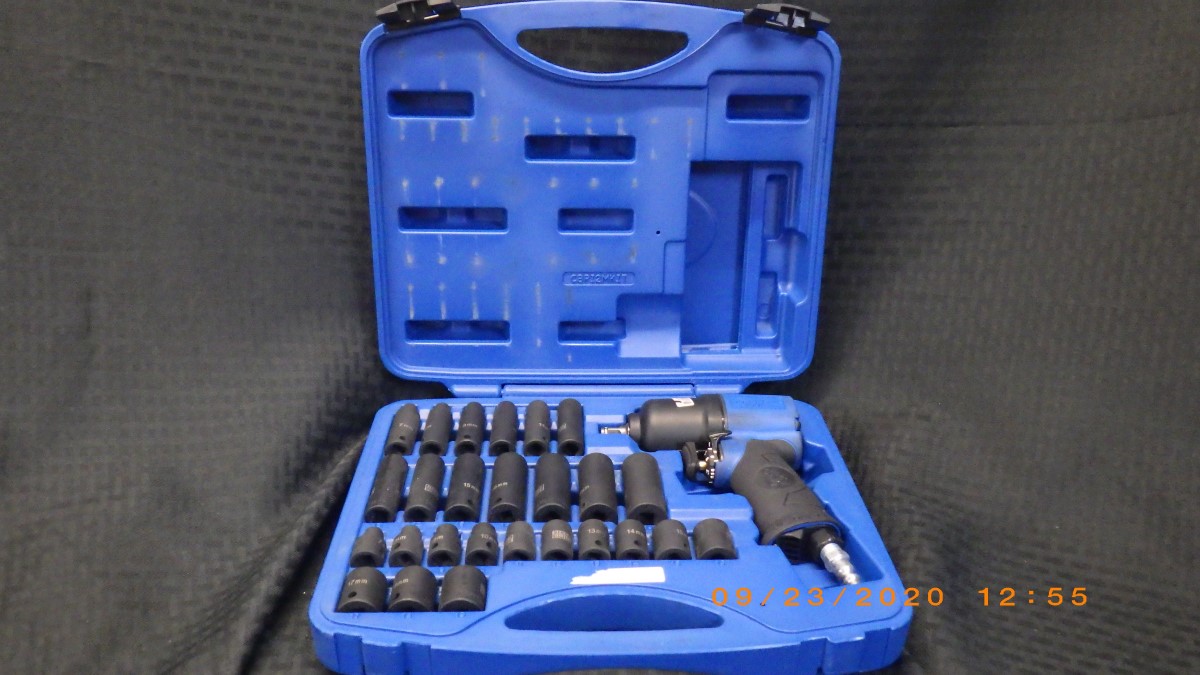 CORNWELL BLUEPOWER®3/8" CAT2150 IMPACT WRENCH & CBPI2MKIT 3/8" METRIC