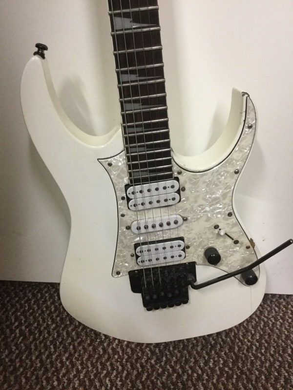 Ibanez RG 350 DX Electric Guitar White Colored Acceptable Carson Jewelry & Loan Carson City NV