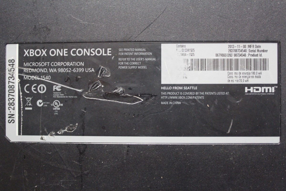 Xbox one console 1540 схема