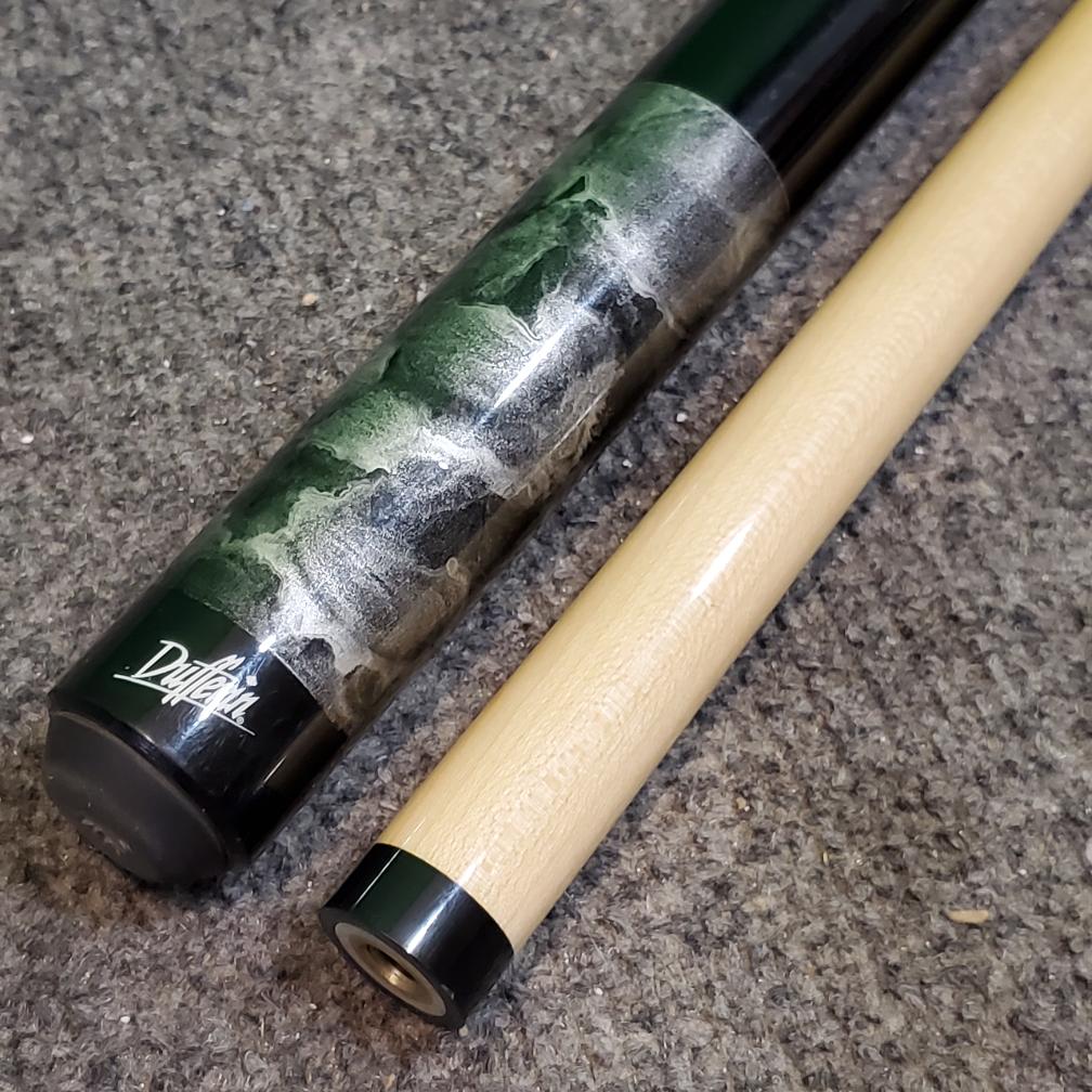 Dufferin I610 Marbled Black & Silver 19oz Pool Cue Very Good Sooner