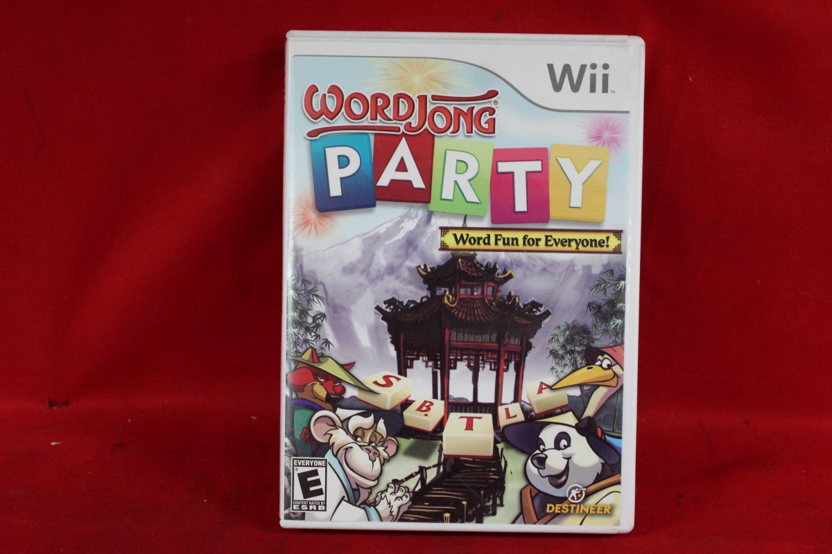 Word Jong Party Nintendo Wii 08 W Manual Acceptable Buya