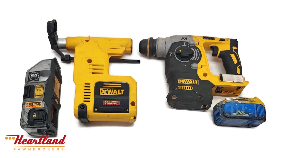 DeWALT DCH273 Rotary Hammer Drill and HEPA Dust Extractor Acceptable