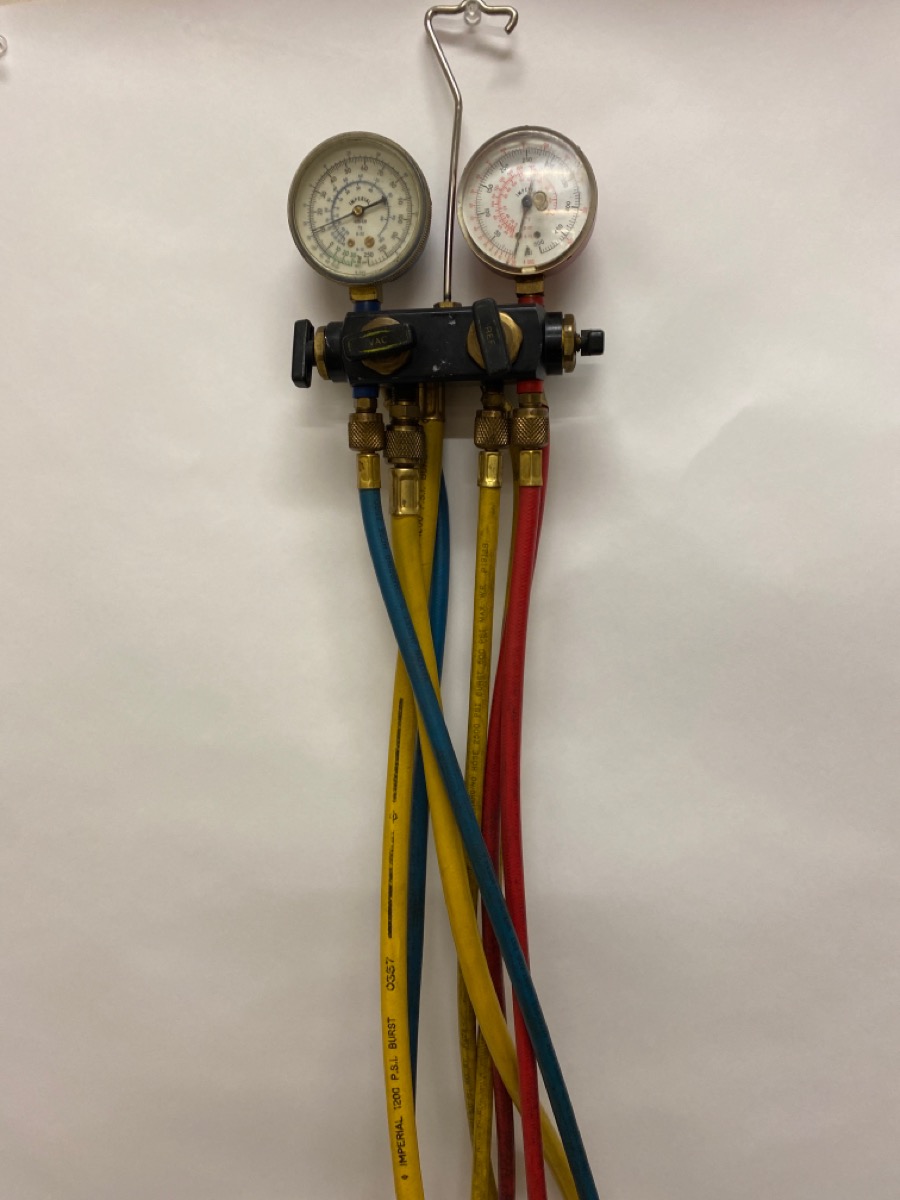 Imperial 2 Valve Service Manifold Gauge Set Refrigeration Air