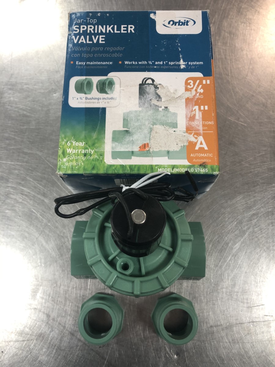 *NEW* 1" & 3/4" JARTOP ORBIT SPRINKLER VALVE MODEL 5746520 Brand New