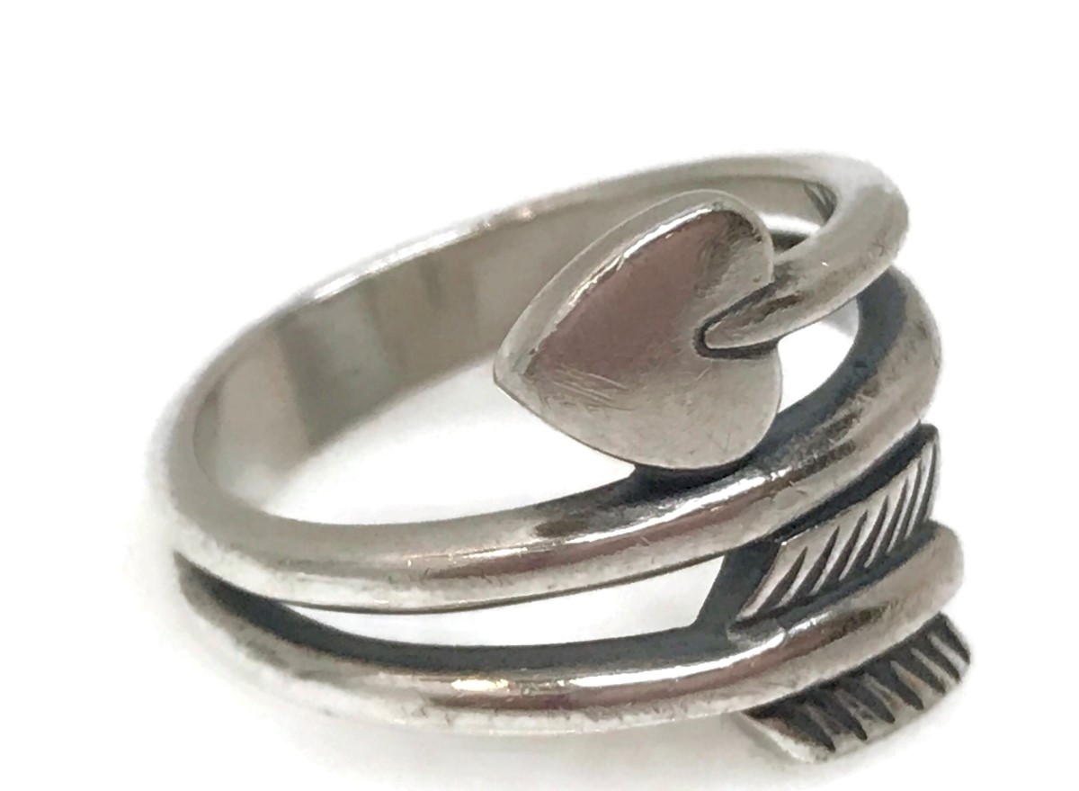 James Avery "Arrow & Heart" Lady's Silver Ring 925 Silver ...
