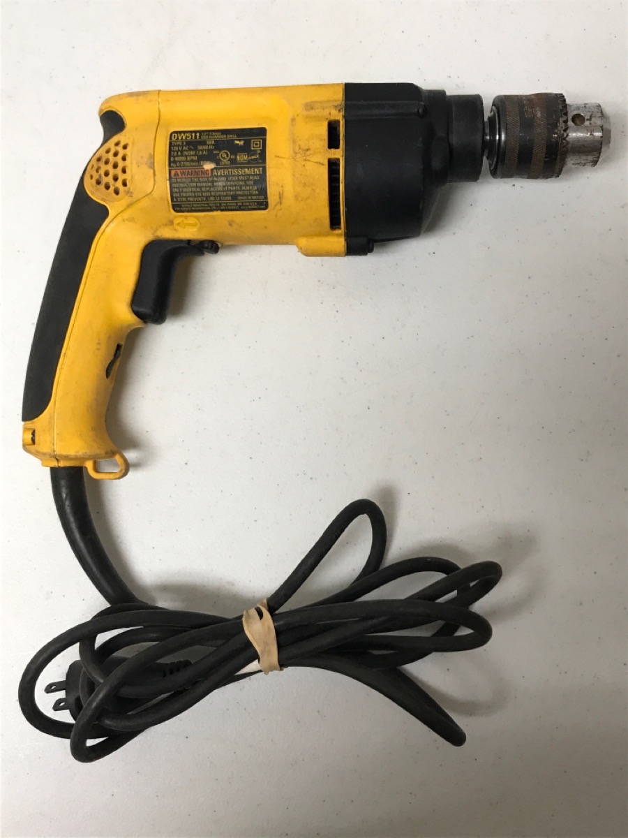DEWALT DW511 1/2" (13MM) VSR SINGLE SPEED HAMMERDRILL (aemln) Good