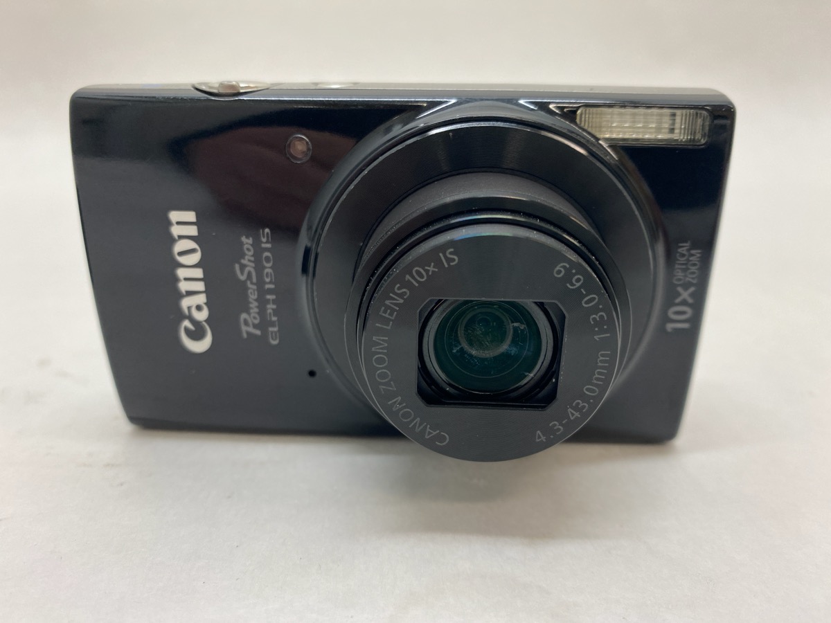 Canon PowerShot ELPH 190 IS 20.0MP Digital Camera (Black) Good ...