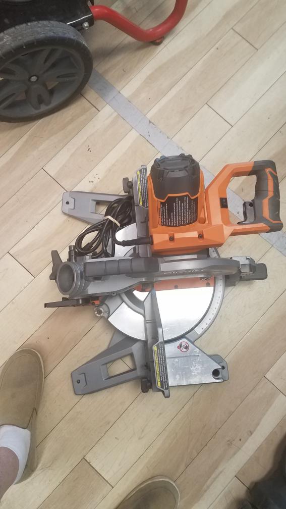 RIDGID TOOLS R41121 COMPOUND MITER SAW Good | Capitol City Pawn ...