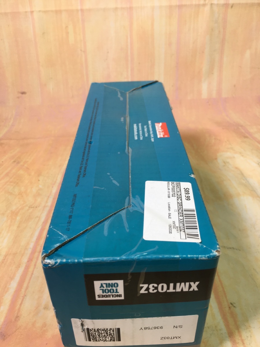MAKITA XMT03Z DISC GRINDER MAKITA MODEL XMT03Z, SERIAL NUMBER XMT03Z SEALED Like New Beach