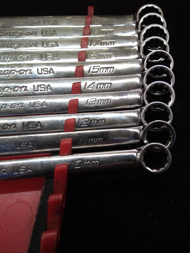 SNAPON WRENCHES SET OF 10 Very Good Buya