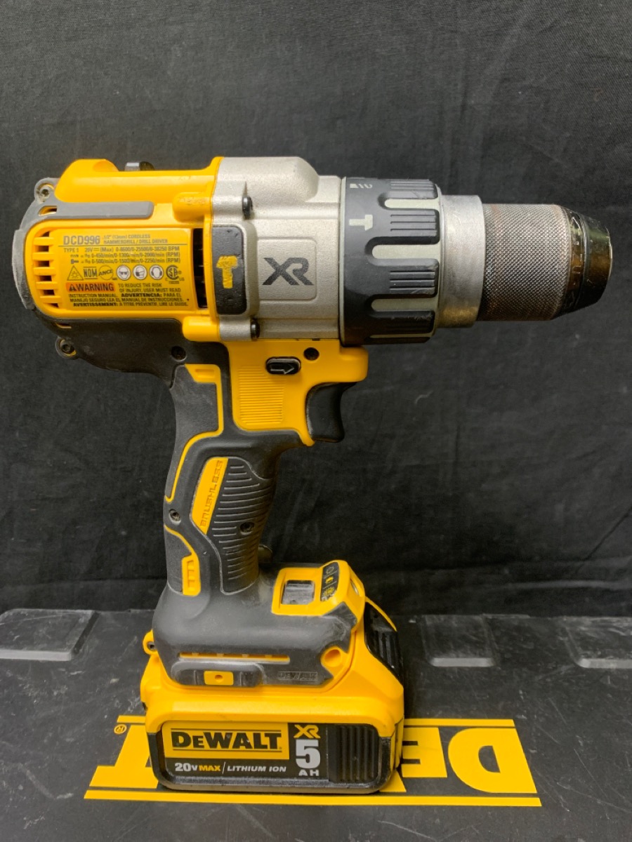 Dewalt 20 Volt Max Xr Li Ion Cordless Brushless Hammer Drill Dcd996p2