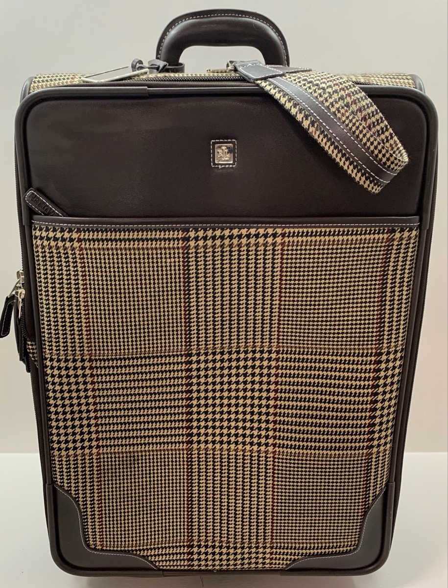 ralph lauren suitcase with wheels