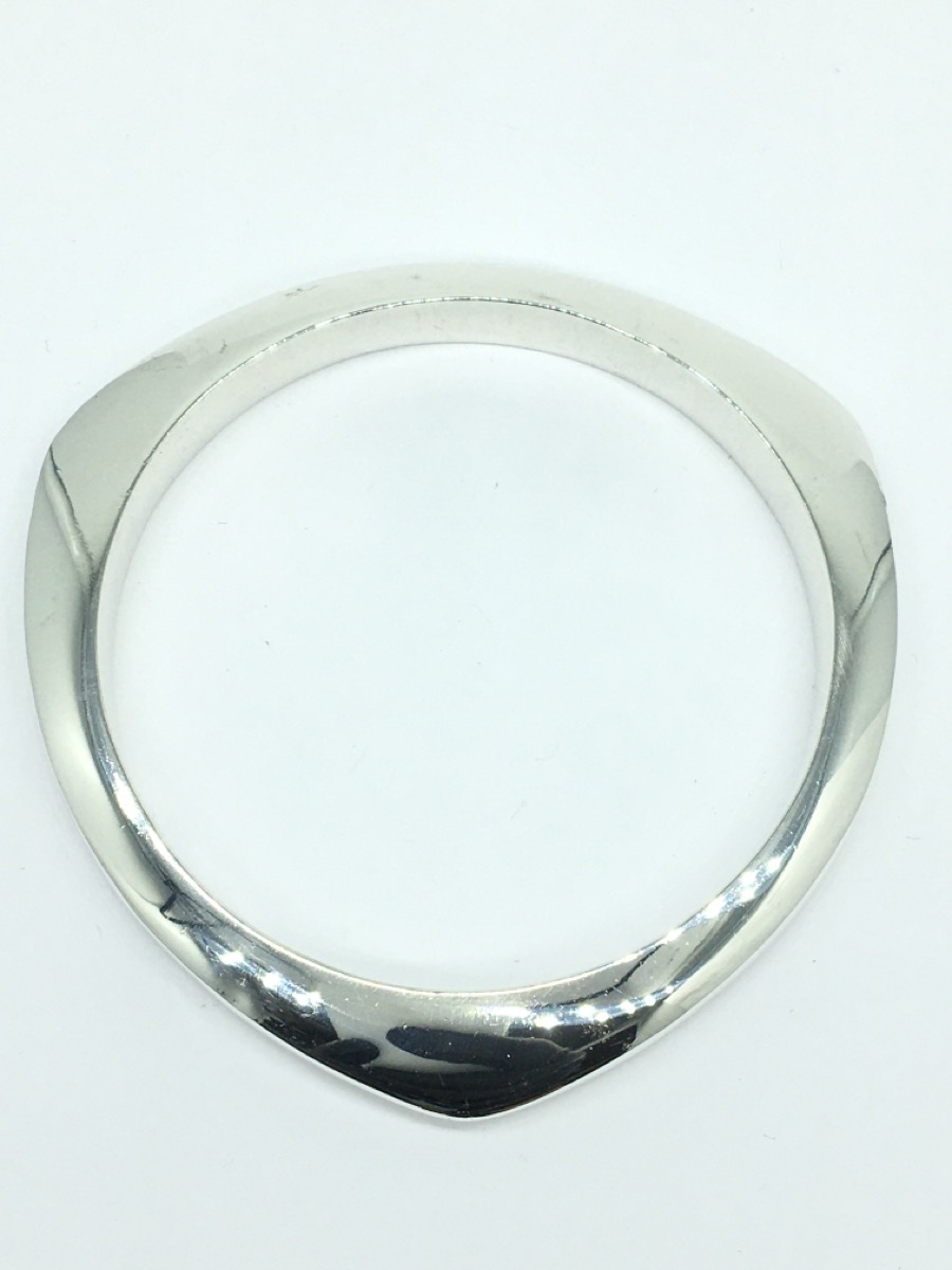 .925 Silver Fancy Bangle Bracelet 7.5" Preowned PALACE