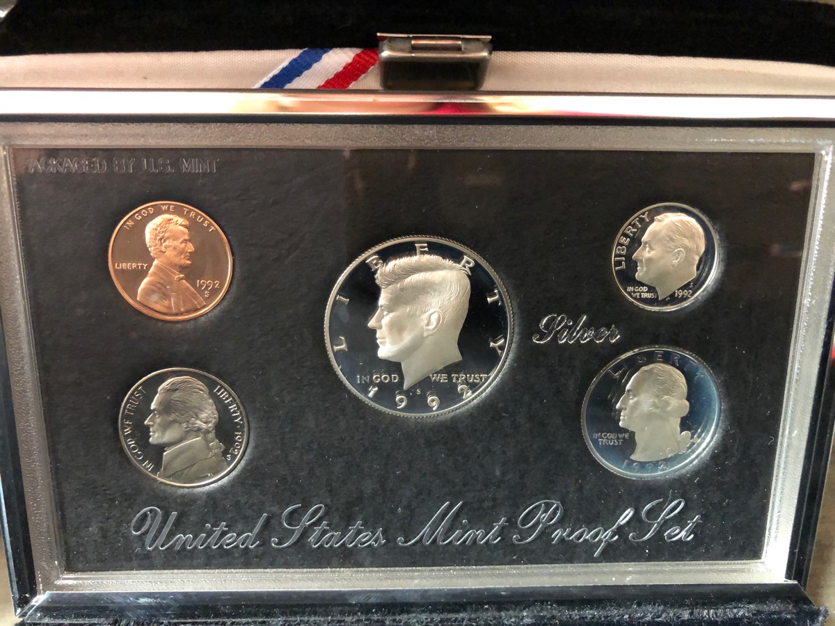 1992 US SILVER PROOF SET Very Good Buya