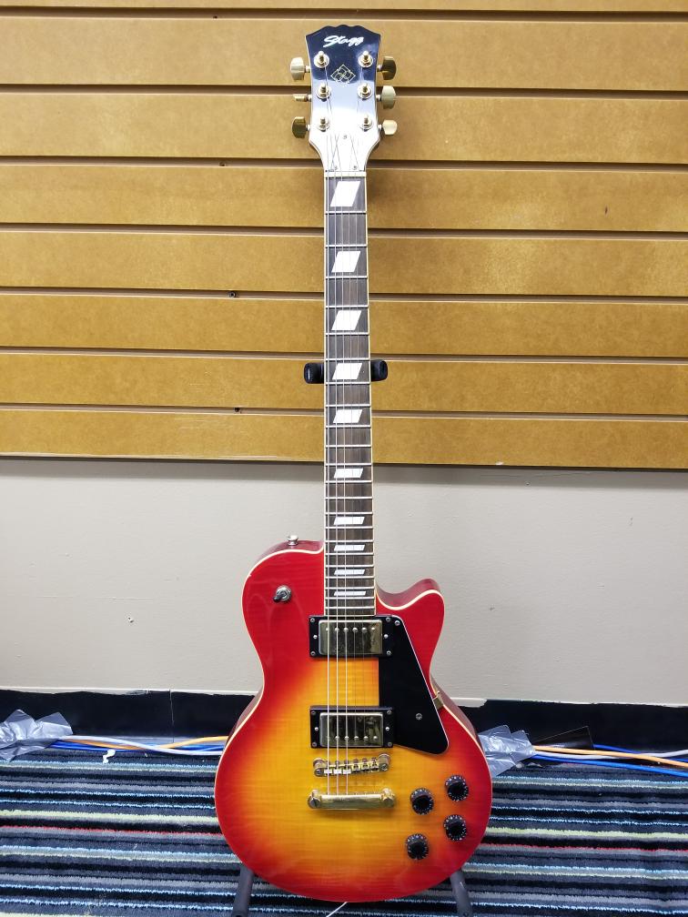 GUITAR/ELECTRIC MUSICAL INSTRUMENTS STAGG LES PAUL TYPE, #071210310131 ...