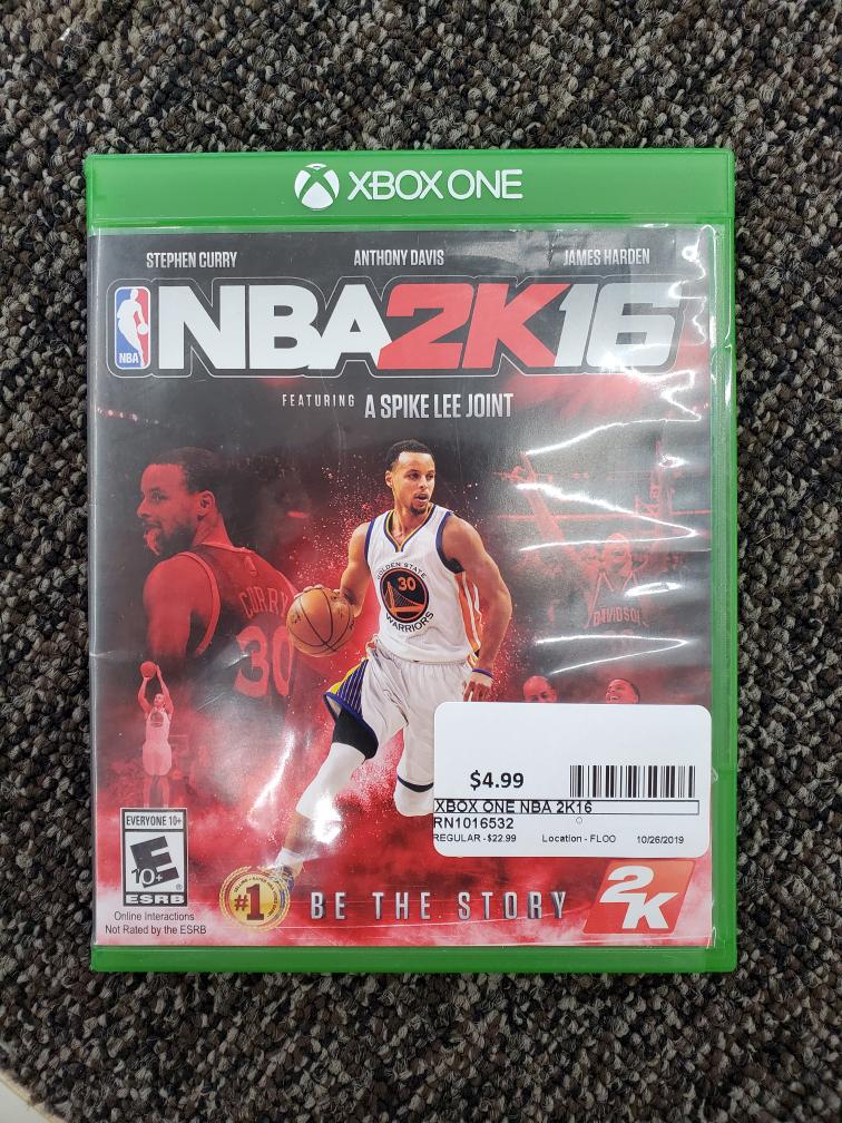 MICROSOFT Microsoft XBOX One Game NBA 2K16 - XBOX ONE Good | RWC, INC | AR