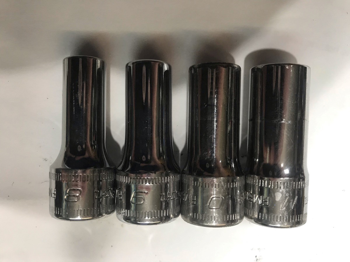 SNAPON 3/8 DRIVE SOCKET SET 12 Pc Metric 819 (rlrae) Very Good