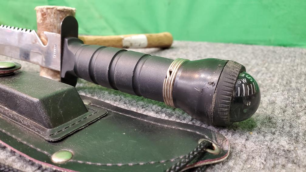 Vintage 420 Stainless steel Taiwan Made Fixed 6" Blade Survival Knife w