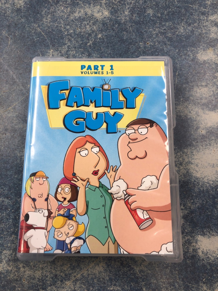 SERIES MUSIC & MOVIES; FAMILY GUY PART 1: VOLUMES 1-5 DVD, DRAGONBALL Z ...