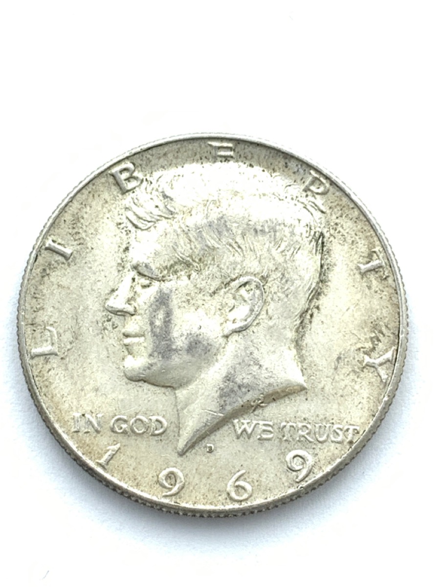1969 D Kennedy Half Dollar 50 Cents United States Coin Very Good Buya
