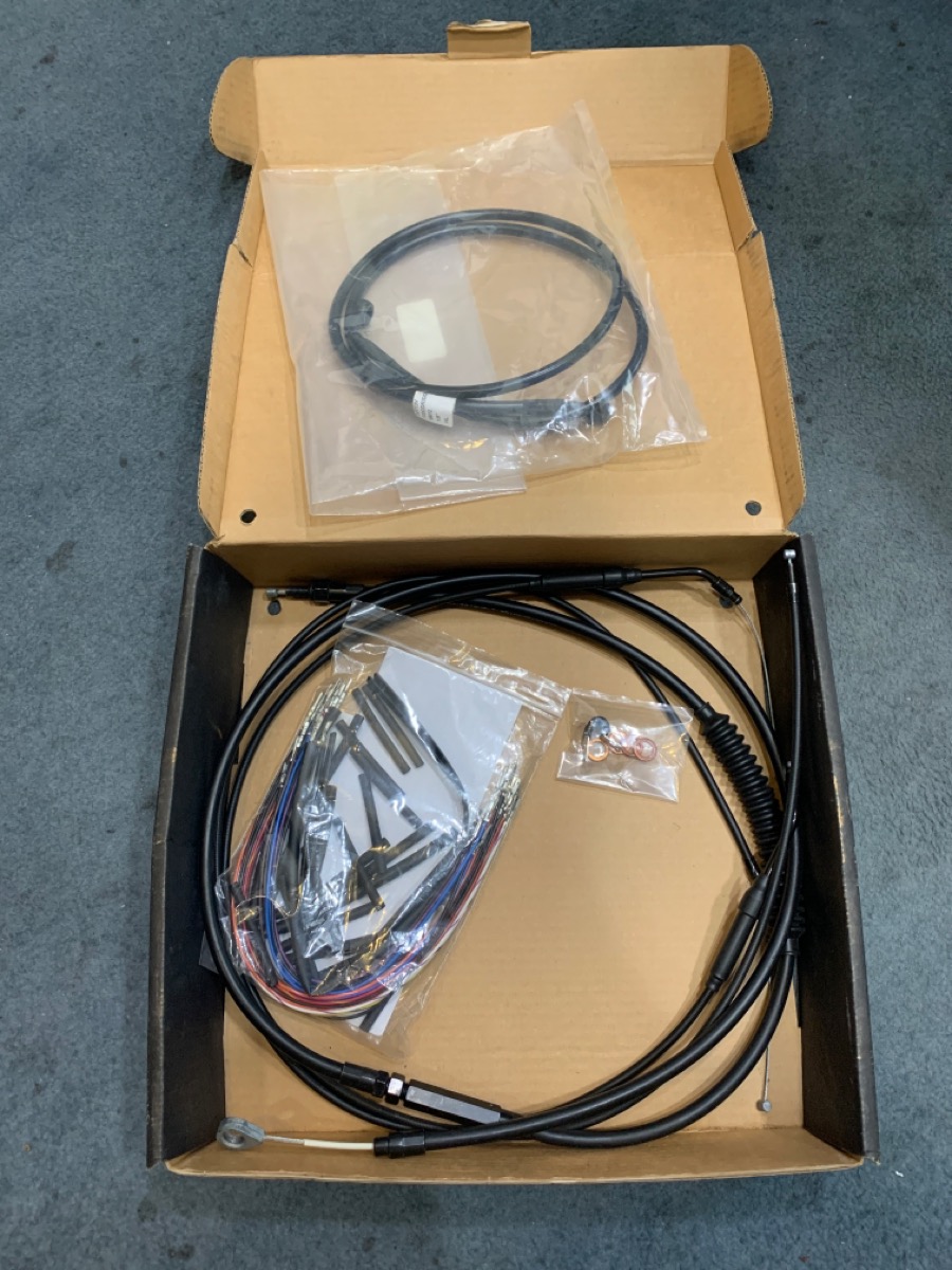 BURLEY BRANDEXTENDED CABLE KIT 16 APES THROTTLE, CLUTCH, BRAKE, WIRING