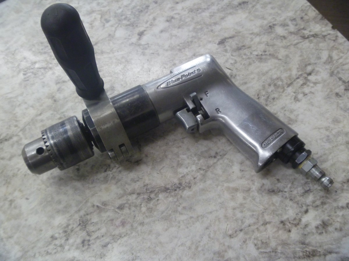 BLUEPOINT AIR DRILL AT856 GOOD CONDITION NO CHUCK KEY Good