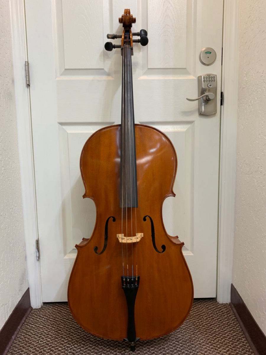 Cello with No Name and "Wu's Fine Violin's" Bridge Good Carson