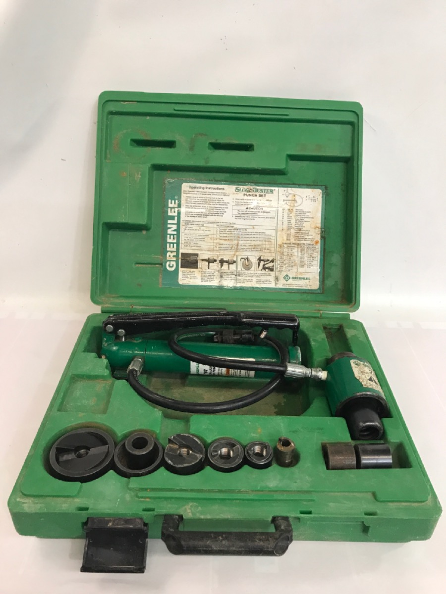 GREENLEE 7306SB 11Ton Hydraulic Knockout Kit SlugBuster® 1/22" (aee