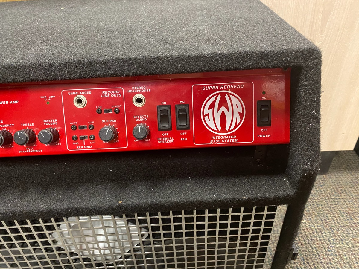 SWR Engineering Super Redhead Bass Amp. 350w Good Heartland