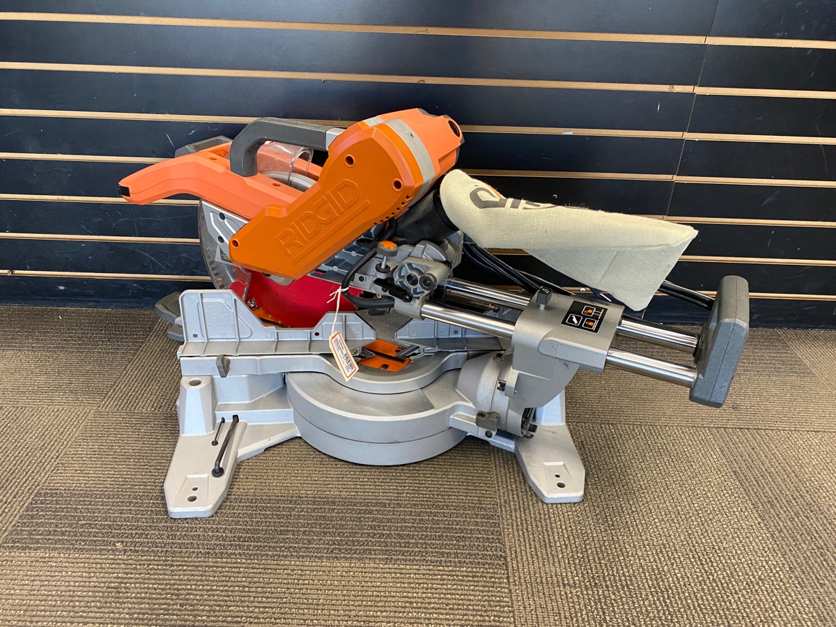 Ridgid MS255SR 10" Dual Bevel Sliding Compound Miter Saw Very Good