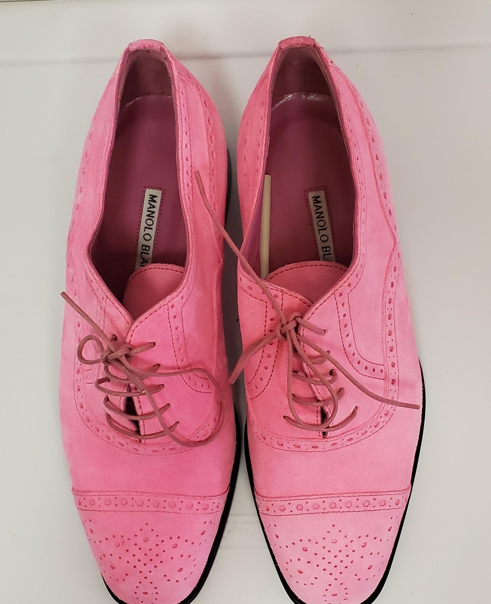white pink oxford burnt sunrise black