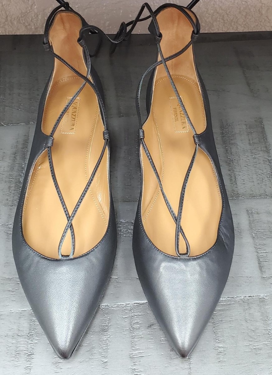 aquazzura christy flats