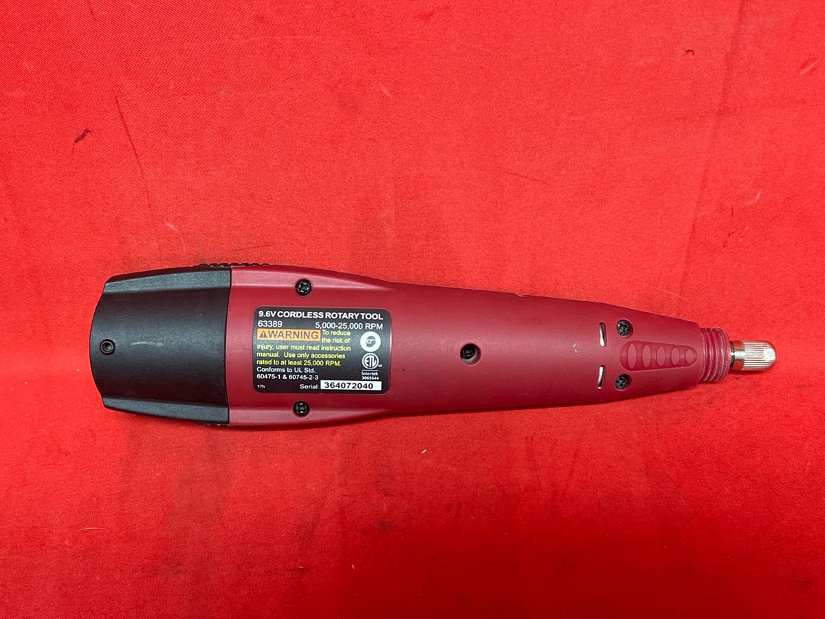 Chicago Electric 9.6 Volt Cordless Variable Speed Rotary Tool 63389