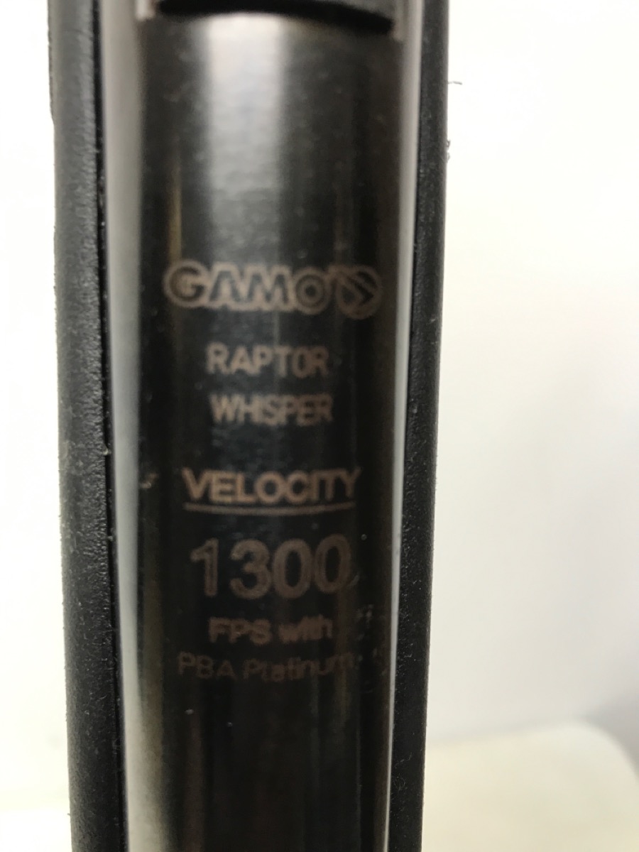 GAMO RAPTOR WHISPER PELLET GUN (rl-ls) Very Good | Buya