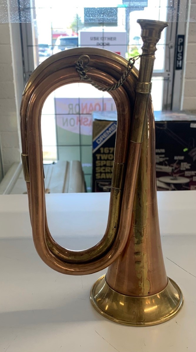 UNITED KINGDOM BRITAIN BUGLE COPPER AND BRASS Good Buya