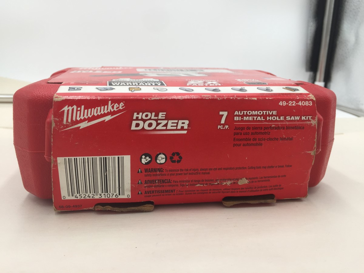 MILWAUKEE TOOL HOLE DOZER 7PC AUTOMOTIVE BIMETAL HOLE SAW KIT Brand